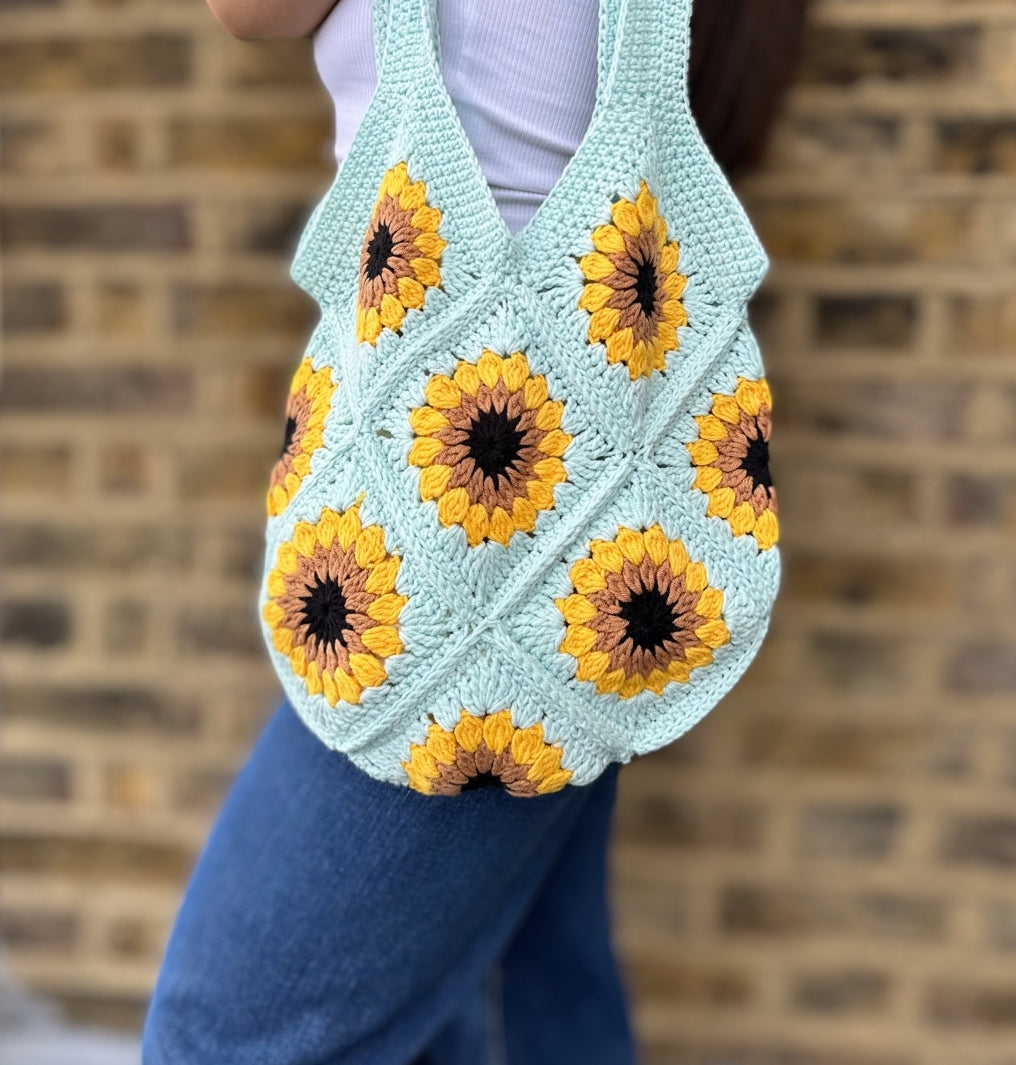 Crochet crossbody bag