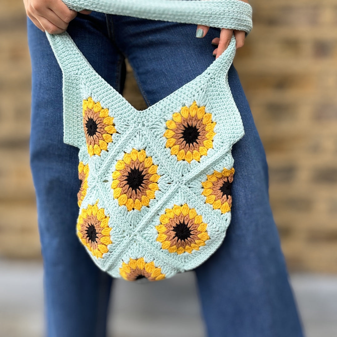 Crochet crossbody bag