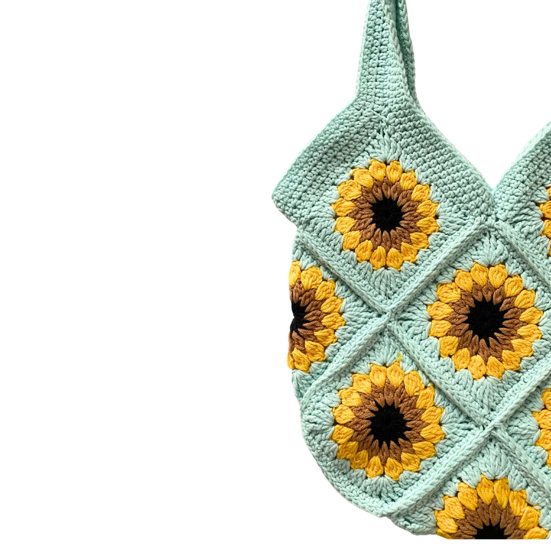 Crochet crossbody bag