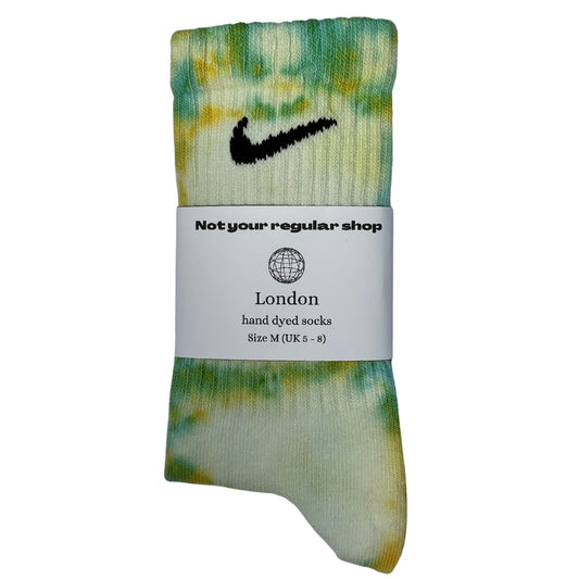 Custom Tie Dye Crew Socks - London