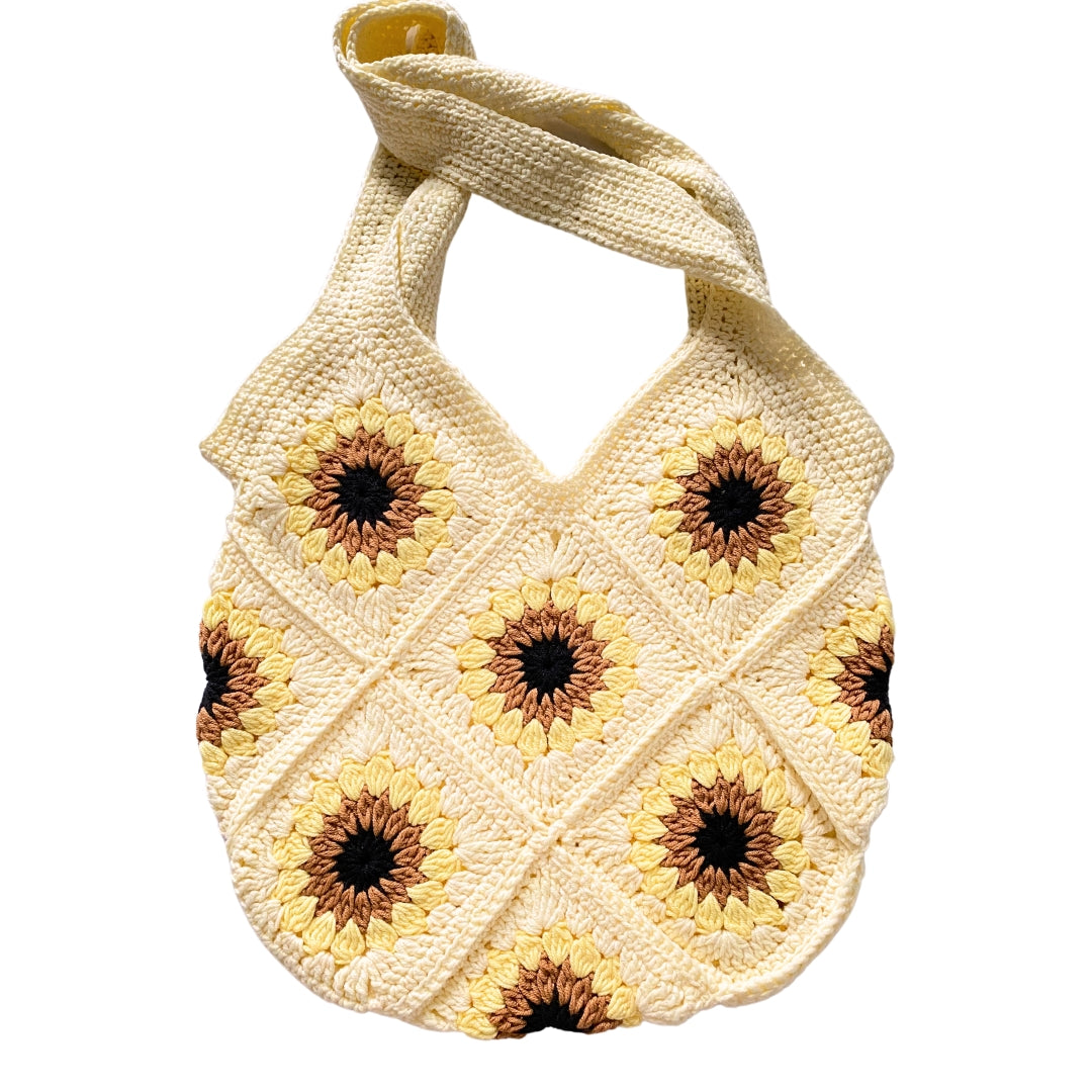 Crochet crossbody bag